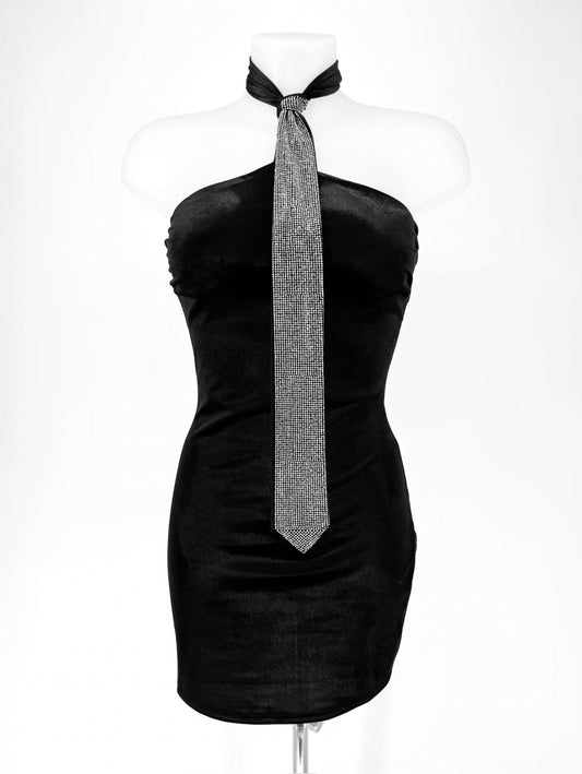 VESTIDO CORBATA VCN010